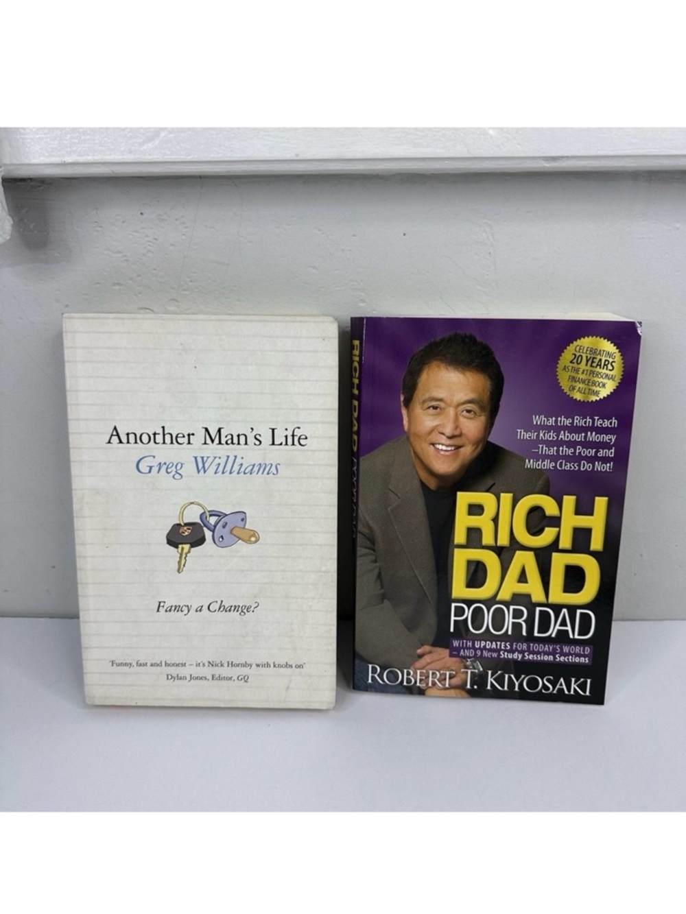 Another Man's Life And Rich Dad Poor Dad Lot Of Books